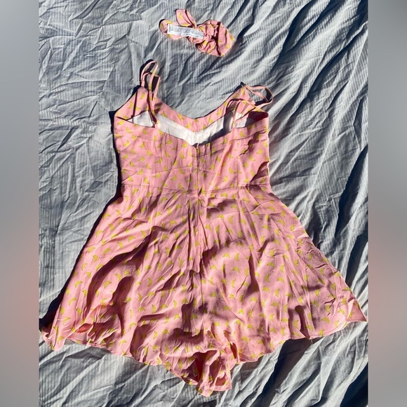 NWOT ZARA Banana Print Romper Size S - Picture 5 of 7
